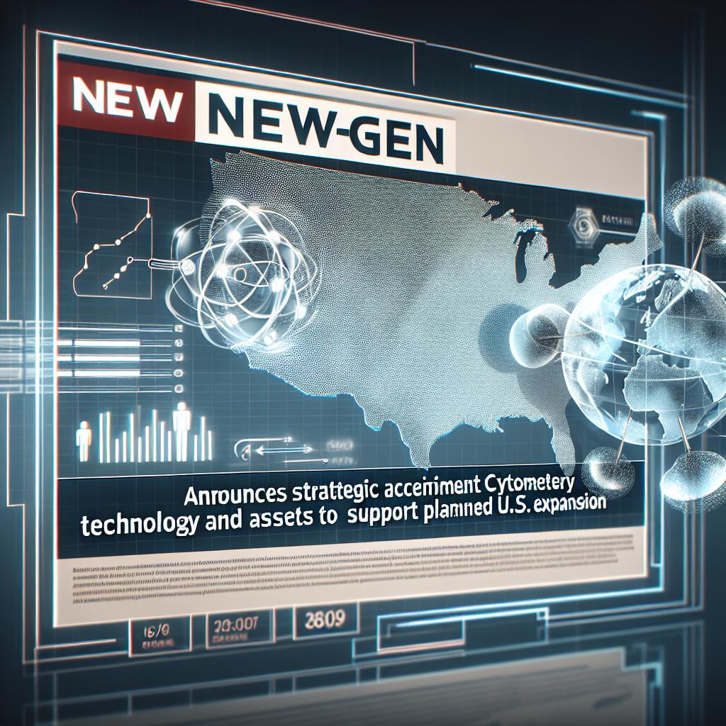 NewGen Expands US Presence with Cytometry Tech Acquisition - Pharma ...